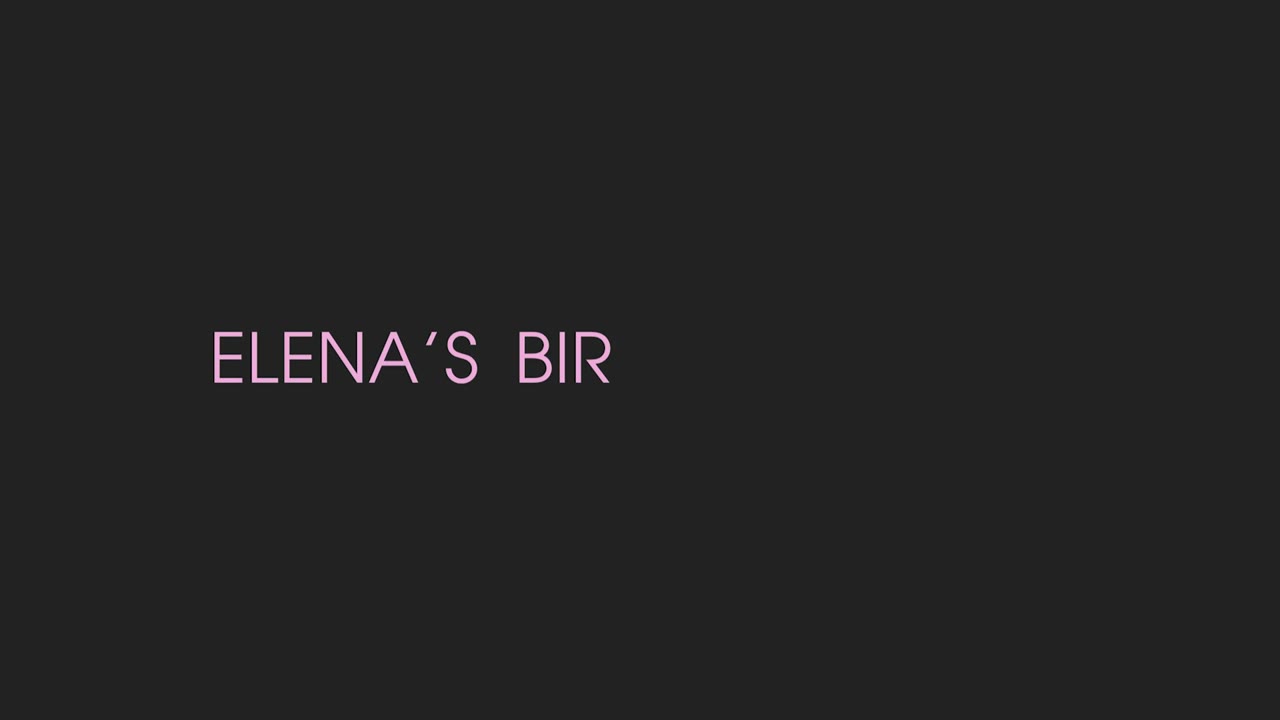 Elena's Birthday Party — анимированная афиша